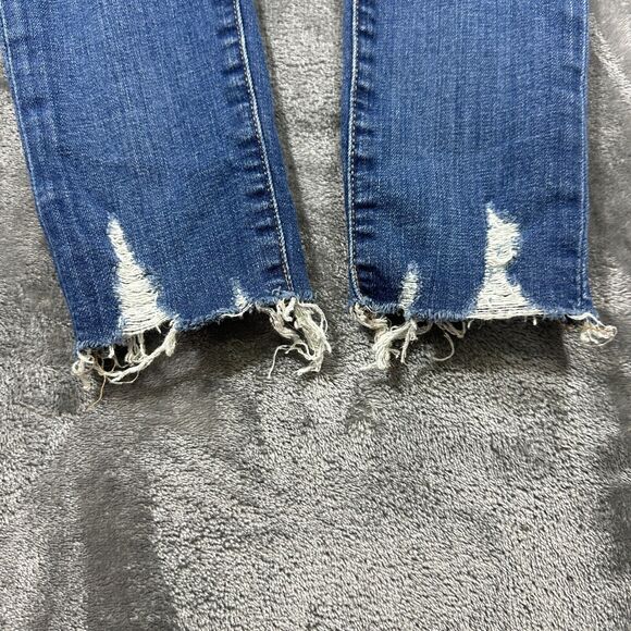 Joe's Jeans Womens 27 Luna Mid-Rise Cigarette Ankle Distressed Raw Hem - Picture 3 of 14